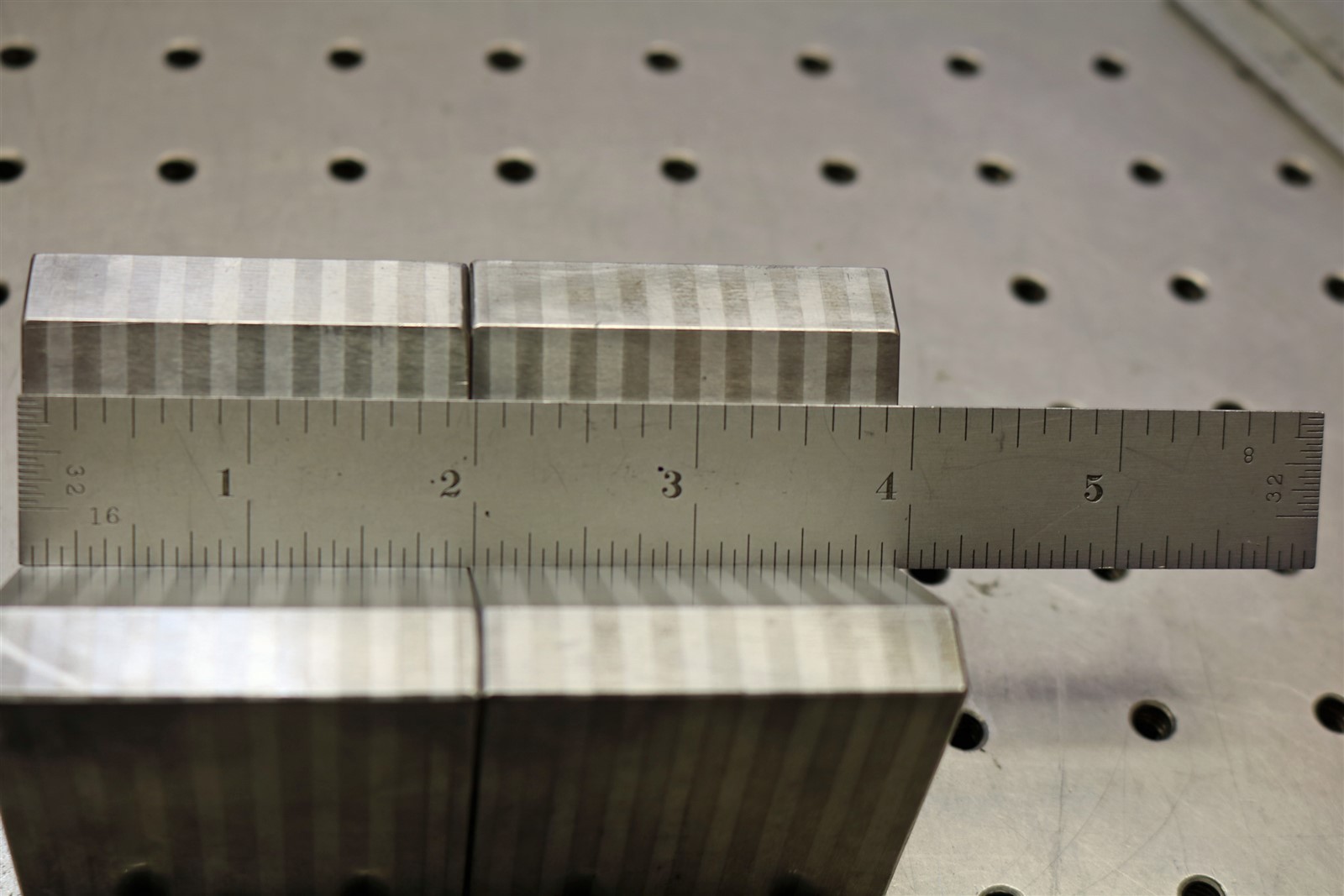 4 Magnet Transfer V-Blocks 45 Deg. & 60 Deg. Nice Shape - - E2863