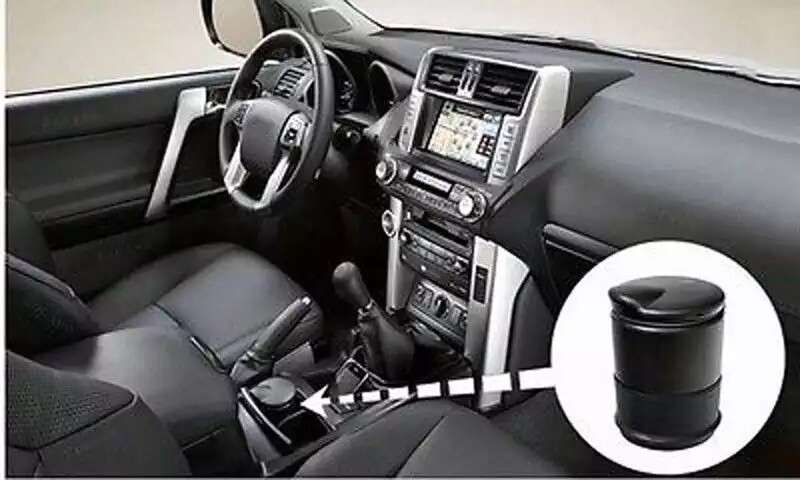 LED Auto Car Truck Cigarette Smoke Ashtray Ash Cylinder holder for Offiice/Home