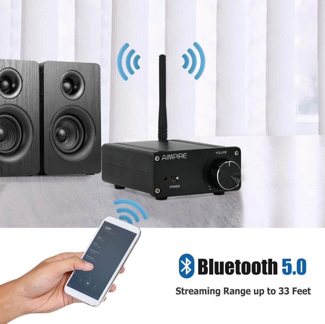 Bluetooth 5.0 Mini Amplifier For Tablet Laptop Mobile Phone Desktop TV Amplifier