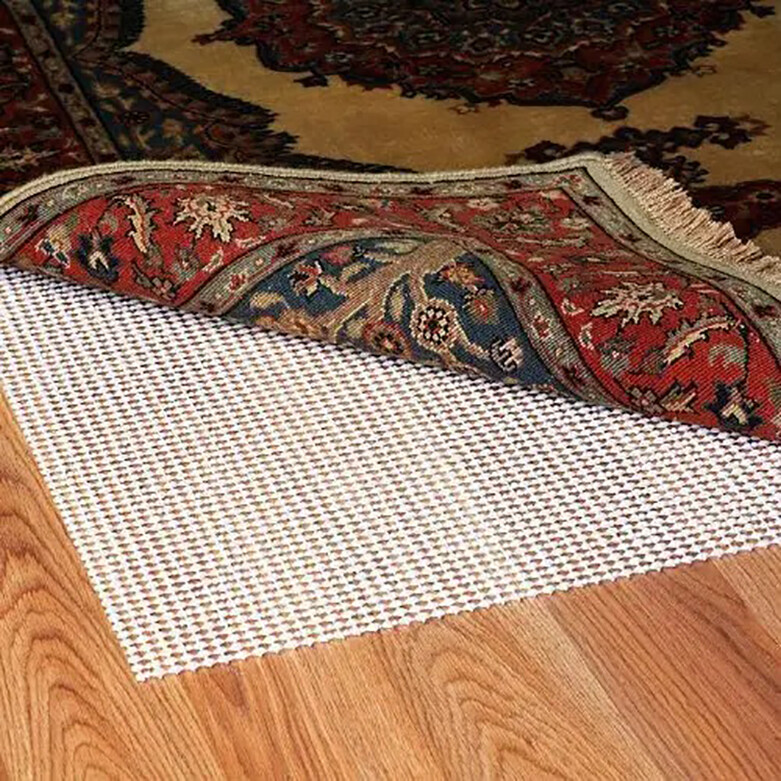 Strong Grip Non-Slip Area Rug Pad (Thickness of 0.125") No Sliding No Moving Rug