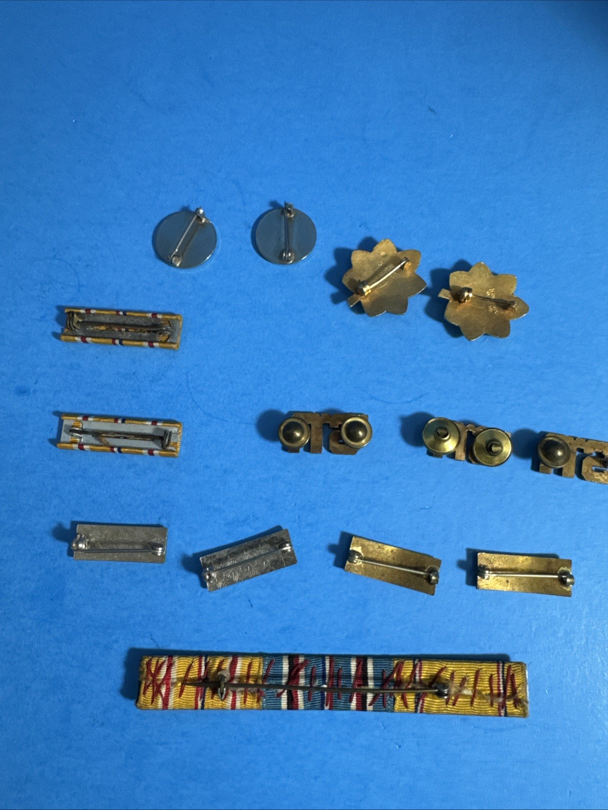 Military WW2 Pins And Bars Lot US Military Pins (T6)
