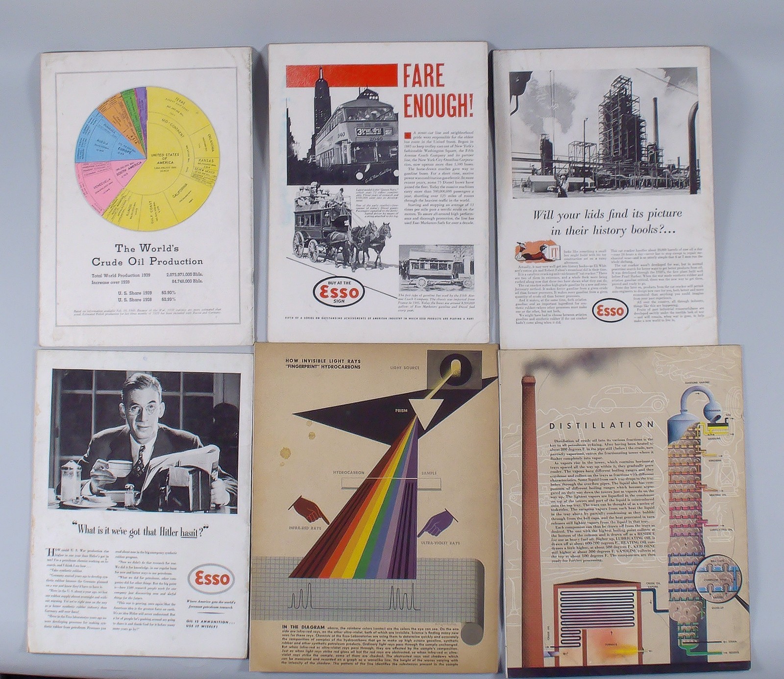 HUGE lot of 109 ESSO Standard Oil THE LAMP Industry Magazine Years 1940-1961