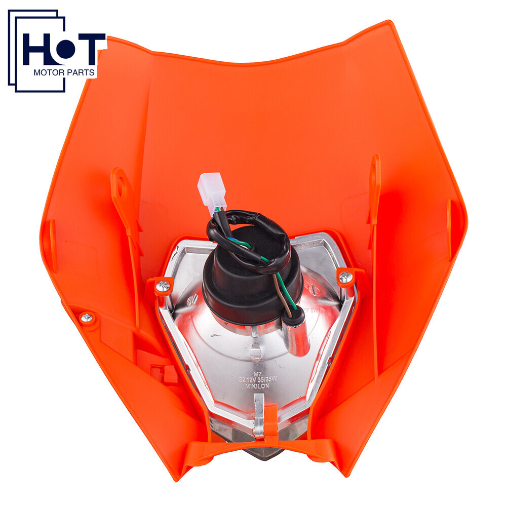 Orange Motocross Headlight For KTM EXC XC XCW SX SXF 125 250 300 350 400 450 500
