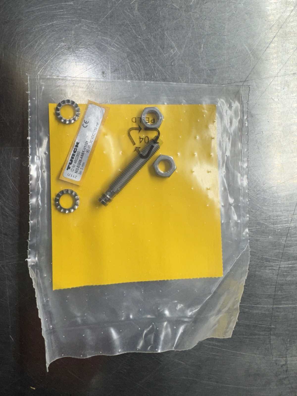 Proximity Switch TURCK NI3-EG08-AN6X-V1131 AND PKG 3Z-5 OR PKG 3Z-6 CABLE NEW