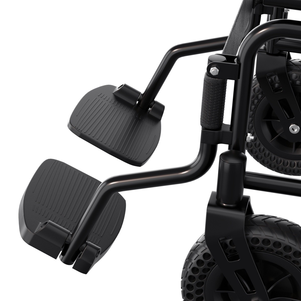 500W Foldable Electric Lightweight Intelligent Wheelchair For Senior All Terrain