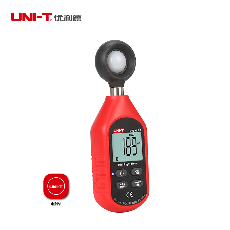 UNI-T Digital Bluetooth Luxmeter Light Meter Luminometer Photometer 0~199,900Lux