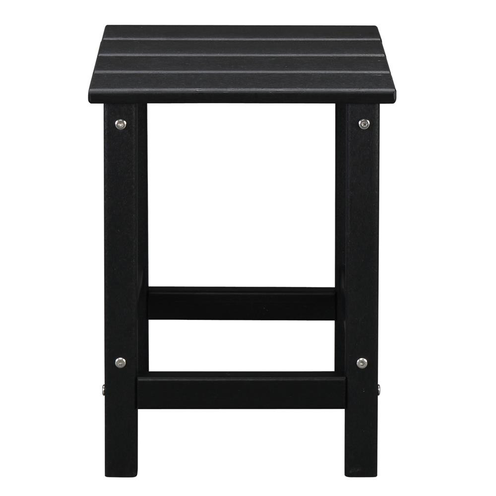 In/Outdoor Side Table, Adirondack HDPE Square End Table, Weather Resistant