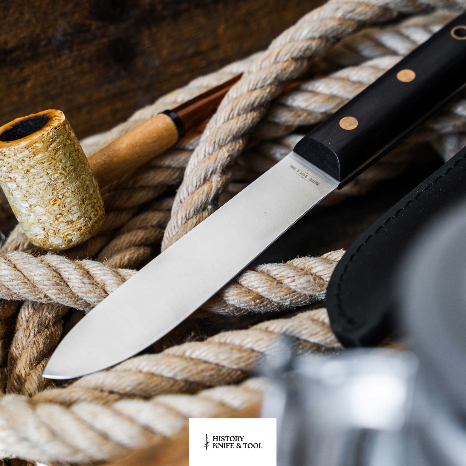 History Knife & Tool Sailor´s Knife 5.28" Fixed Blade 4116 Full-Tang - 02HY005