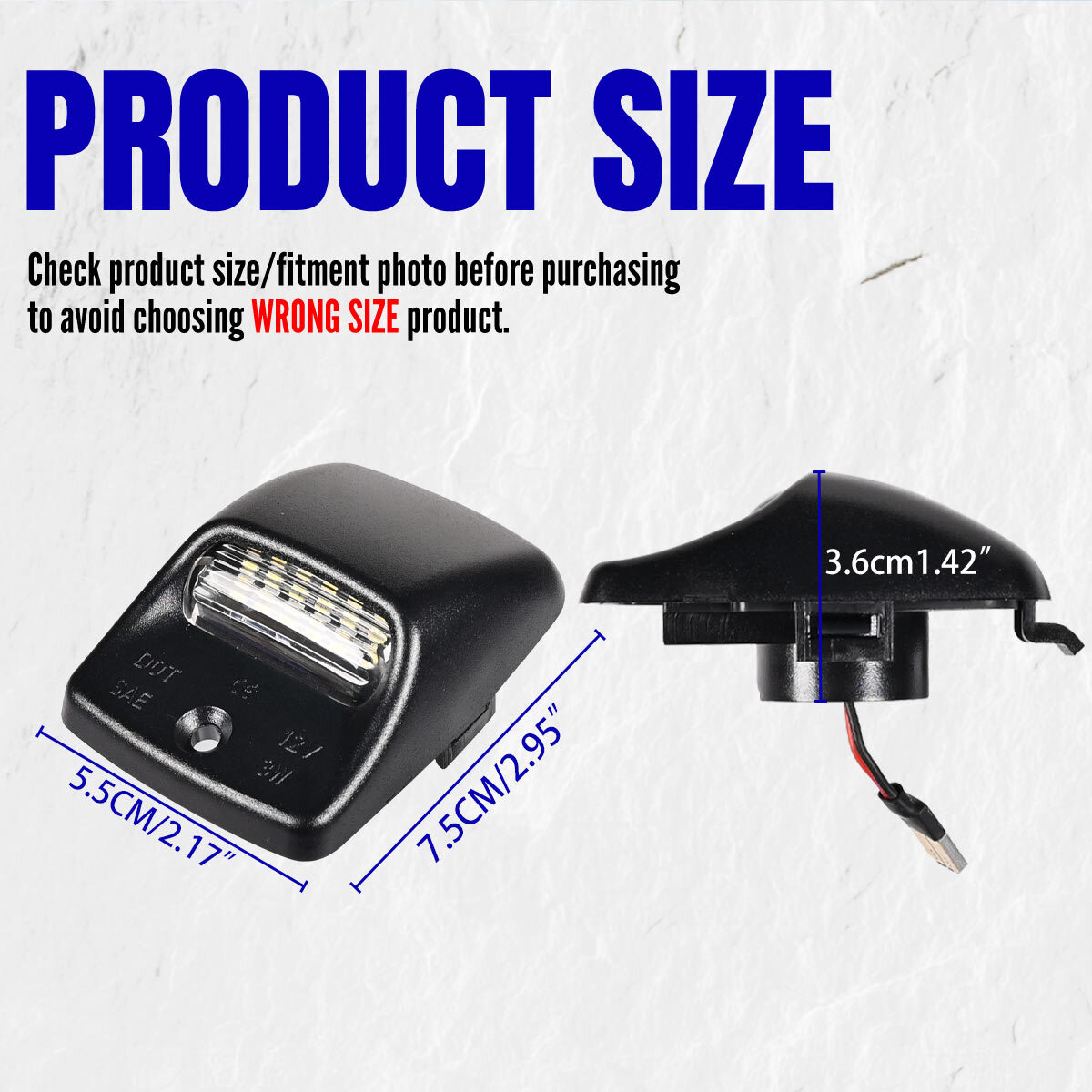 LED Tag License Plate Light Bulbs Assembly Kit White For Toyota Tacoma 2005-2015