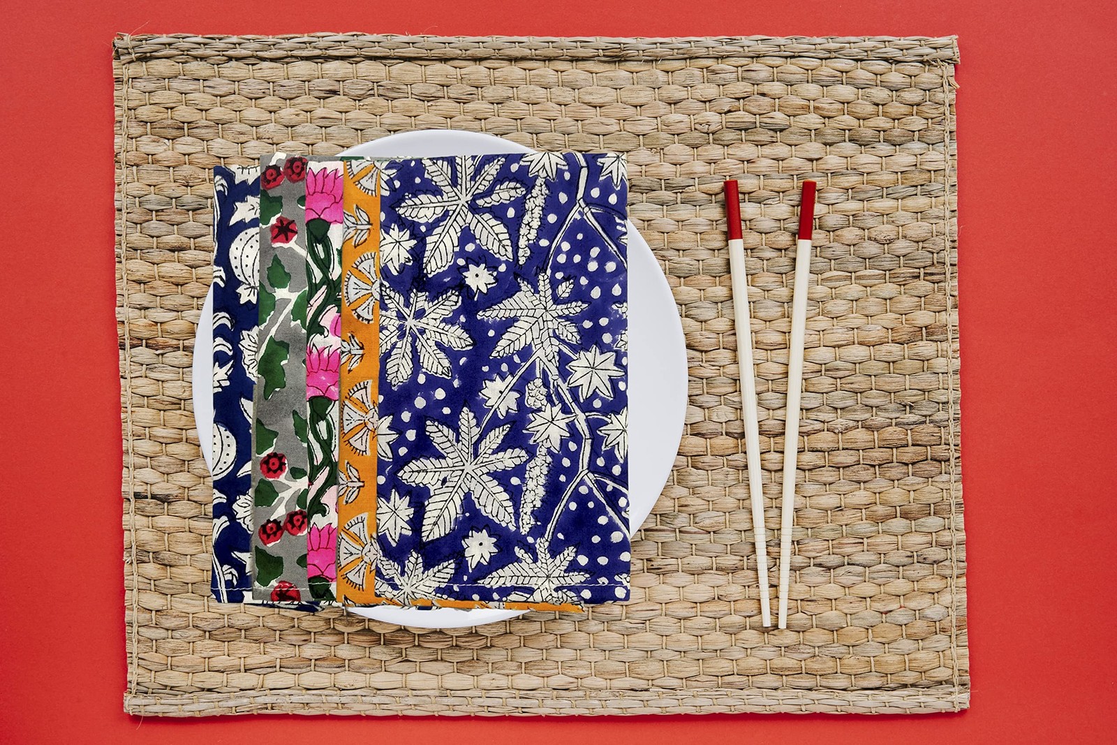 8 Pack Napkin 100% Cotton 16x16 Inch Dinner Napkins Decorative Cloth