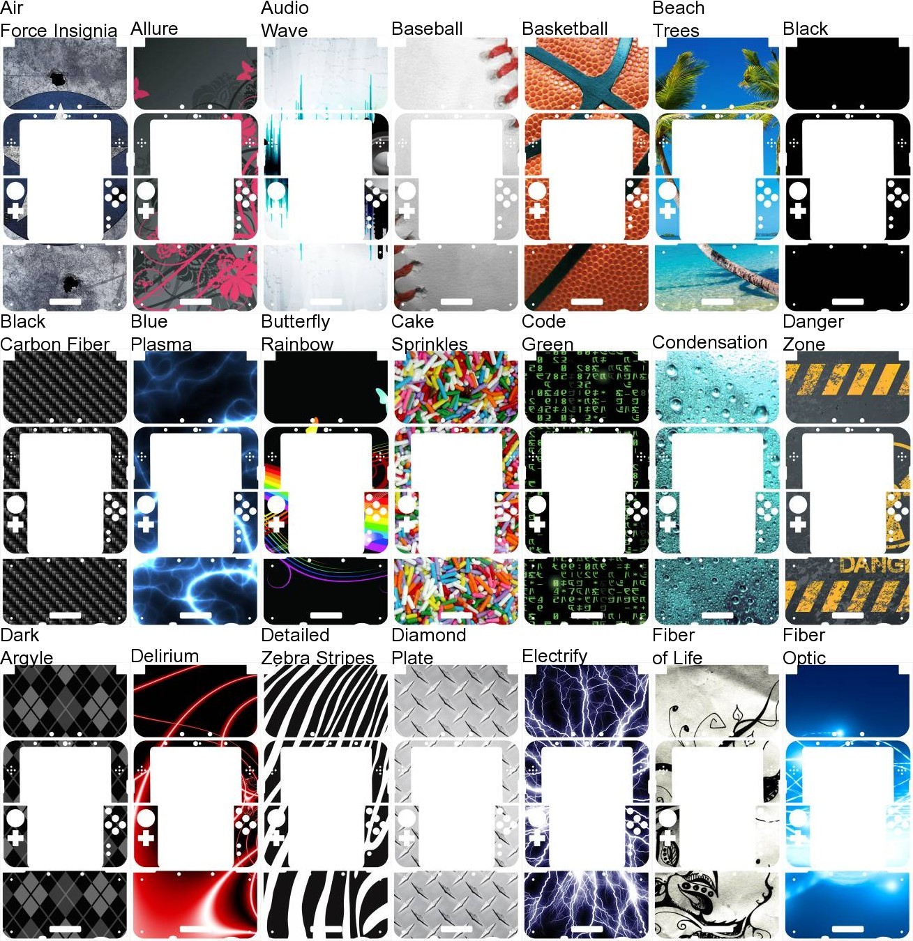 Choose Any 1 Vinyl Decal/Skin Design for the New 3DS XL - Buy 1 Get 1 Free!