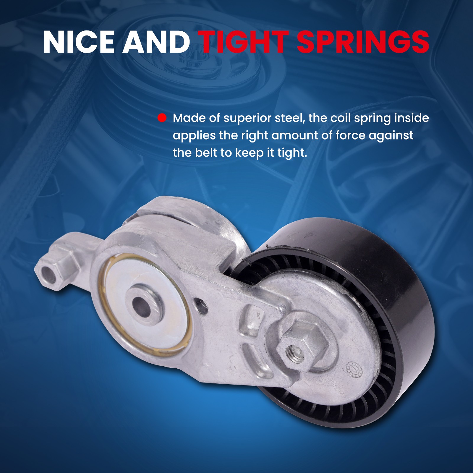 Serpentine Belt & Tensioner for 11-16 Scion tC 09-18 Toyota Camry RAV4 2.5L