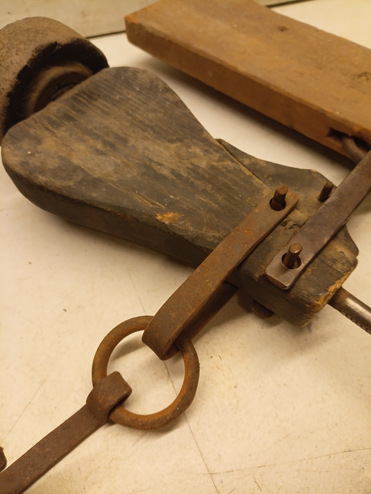 Antique Steelyard Scales With Roman Numerals Steel Primative