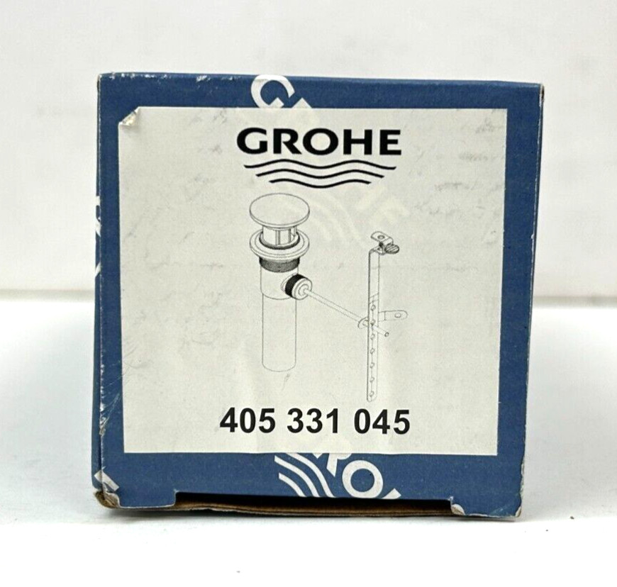 GROHE 405 331 045 Lavatory Sink Pop- Up Drain Assembly new old stock