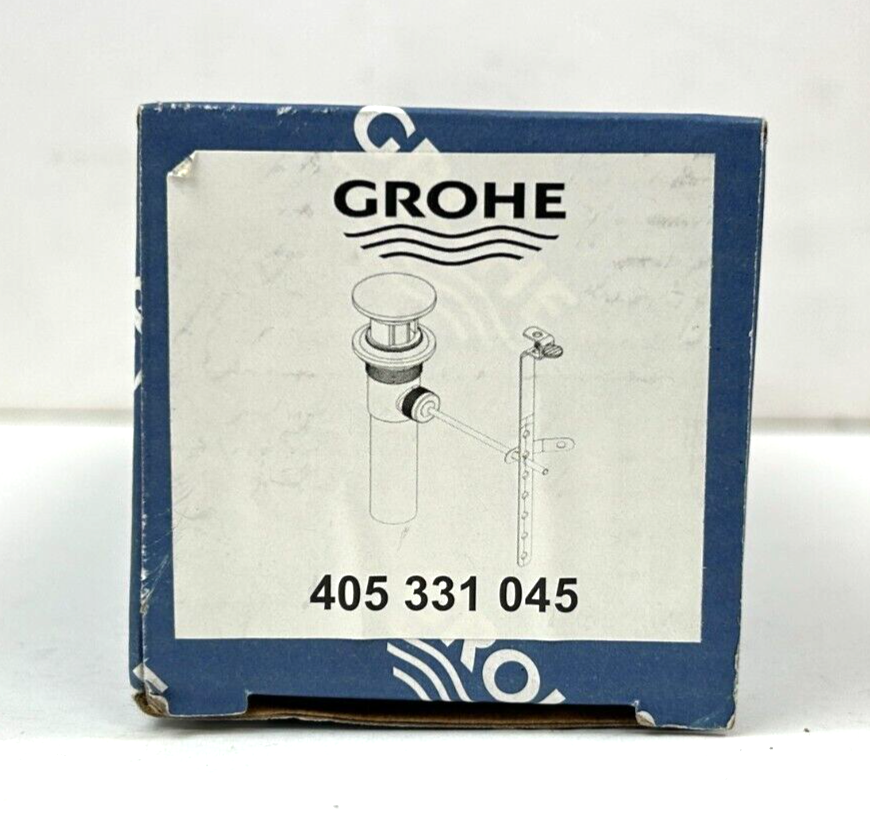GROHE 405 331 045 Lavatory Sink Pop- Up Drain Assembly new old stock