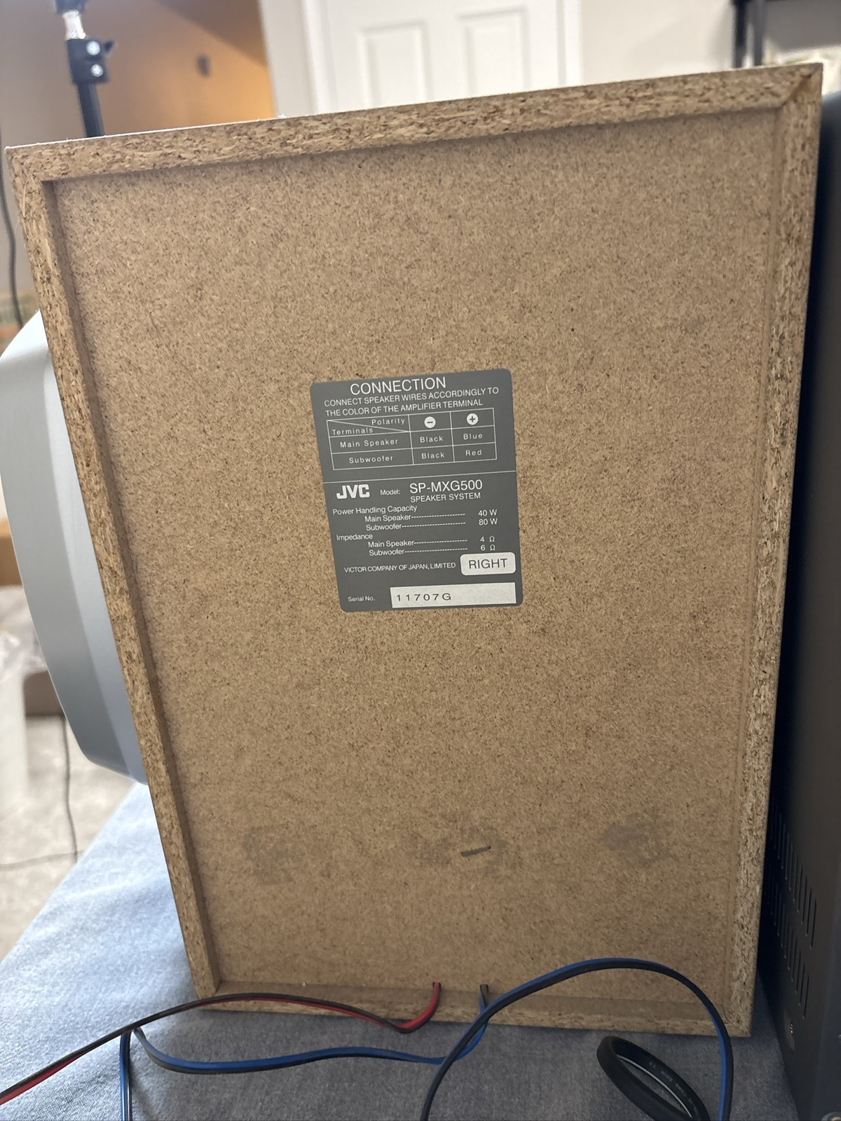 JVC CA-MXG500 Stereo Receiver System MX-G500 130W With Speakers Tested