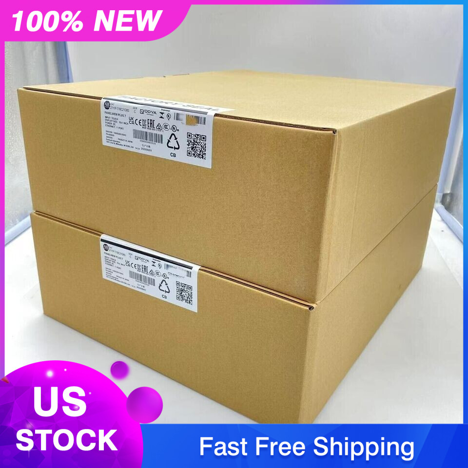New Sealed Allen Bradley 2711P-T10C21D8S SER C HMI PanelView Plus 7 10" DC
