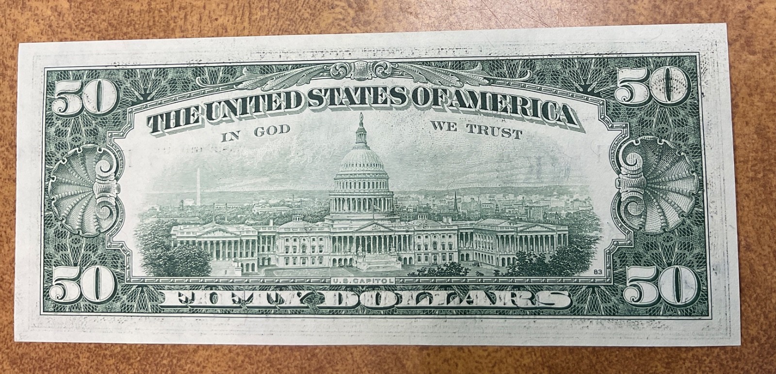 1977 $50.00 Dollar FRN 1 CRISP UNC K DALLAS.