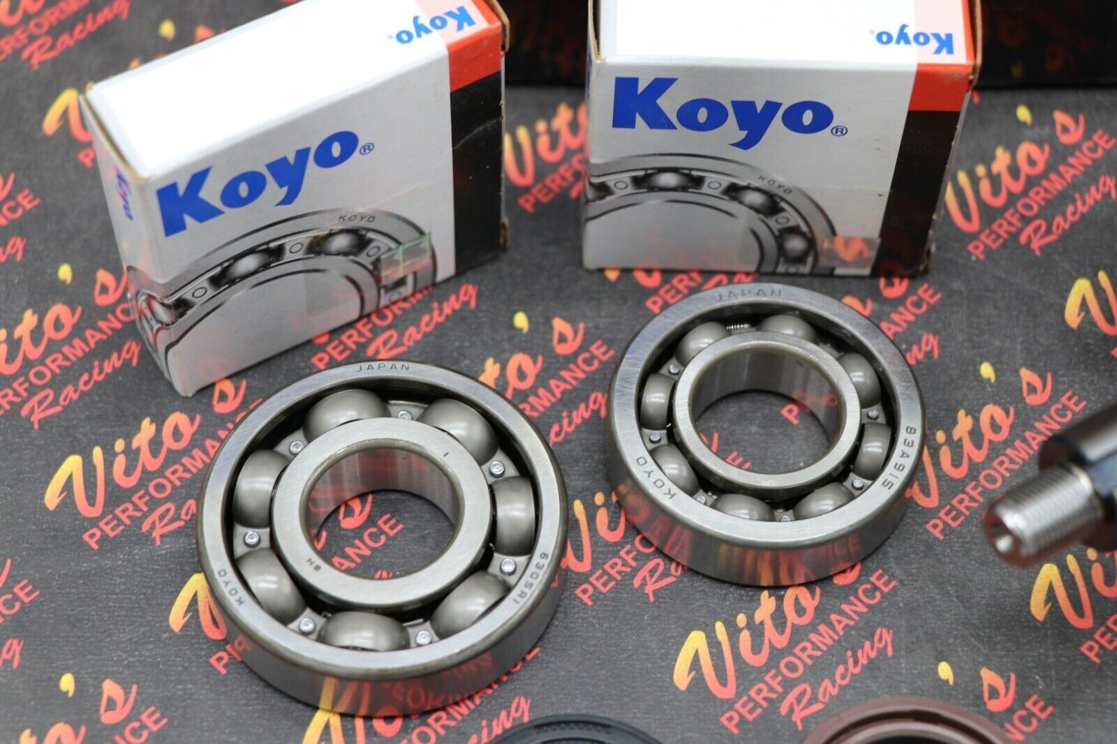 VITOS Yamaha Blaster crankshaft KIT +3mm STROKER crank bearings + spacer + seals