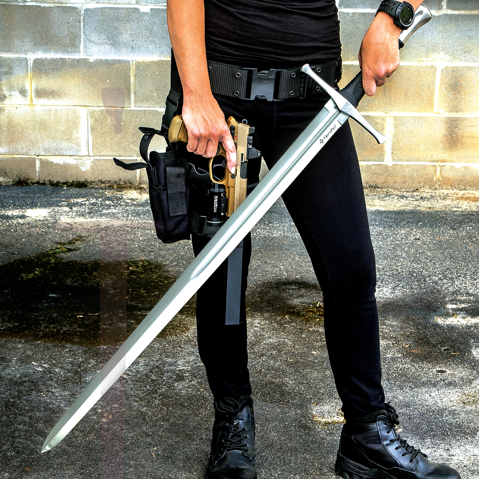 43 1/2” Broadsword w/Scabbard 1060 HIGH CARBON STEEL BLADE Medieval Viking NEW