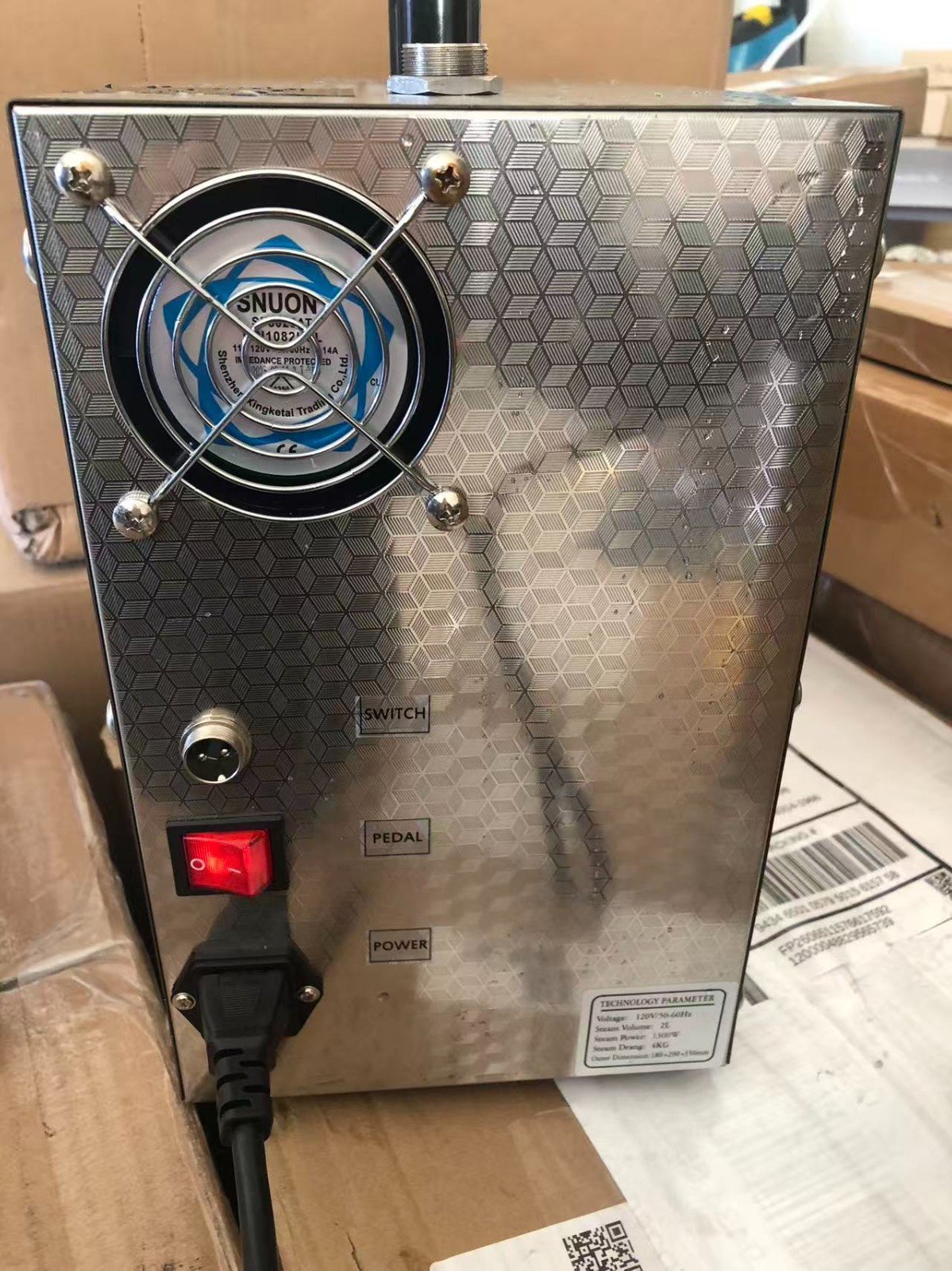 2L Jewelry Steam Cleaner Steamer Machine 110V 135C - AS IS FOR PARTS OR REPAIR