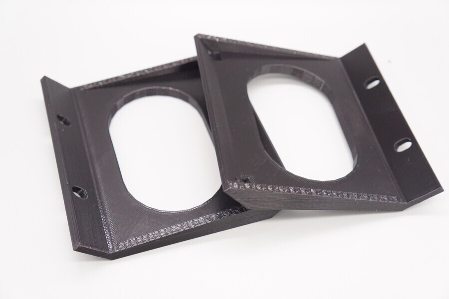 Recessed Rack Ears for Behringer Digital Mixers XR16 XR18 SD18 Midas MR16 MR18