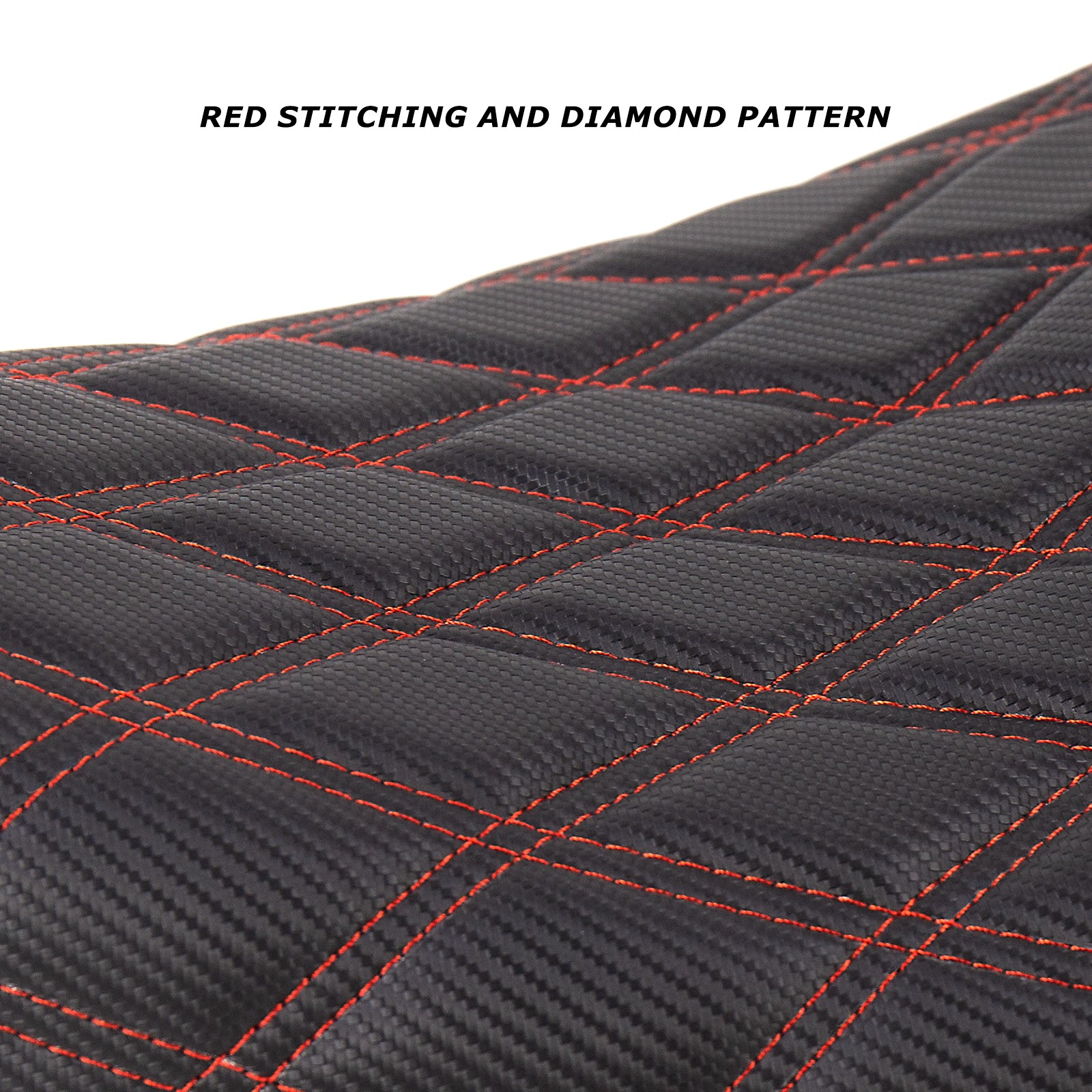 Red Diamond Seat Gel 1-Piece For Harley Electra / Road Glide 1997-2007 Thicker