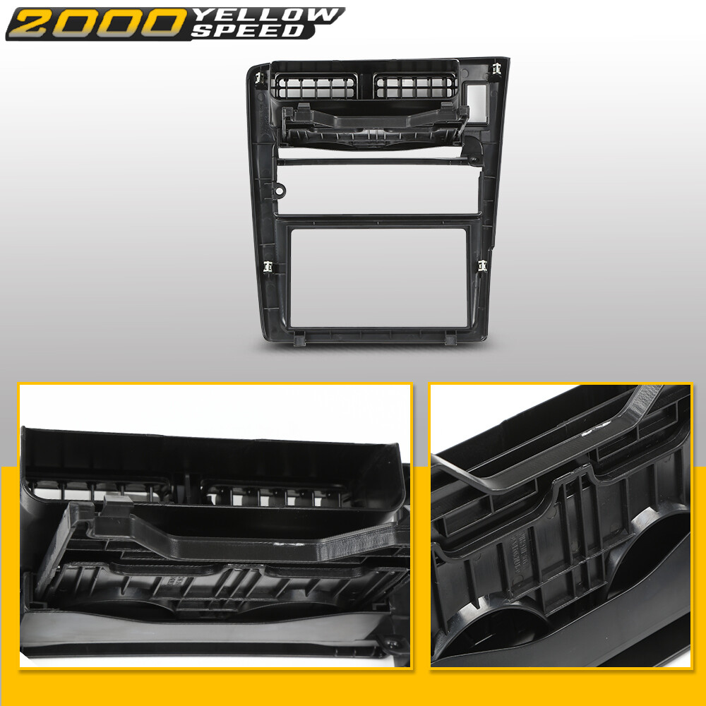 Dash Center Air Vent Radio Bezel Trim W/ Cup Holder Fit For 95-97 Toyota Tacoma