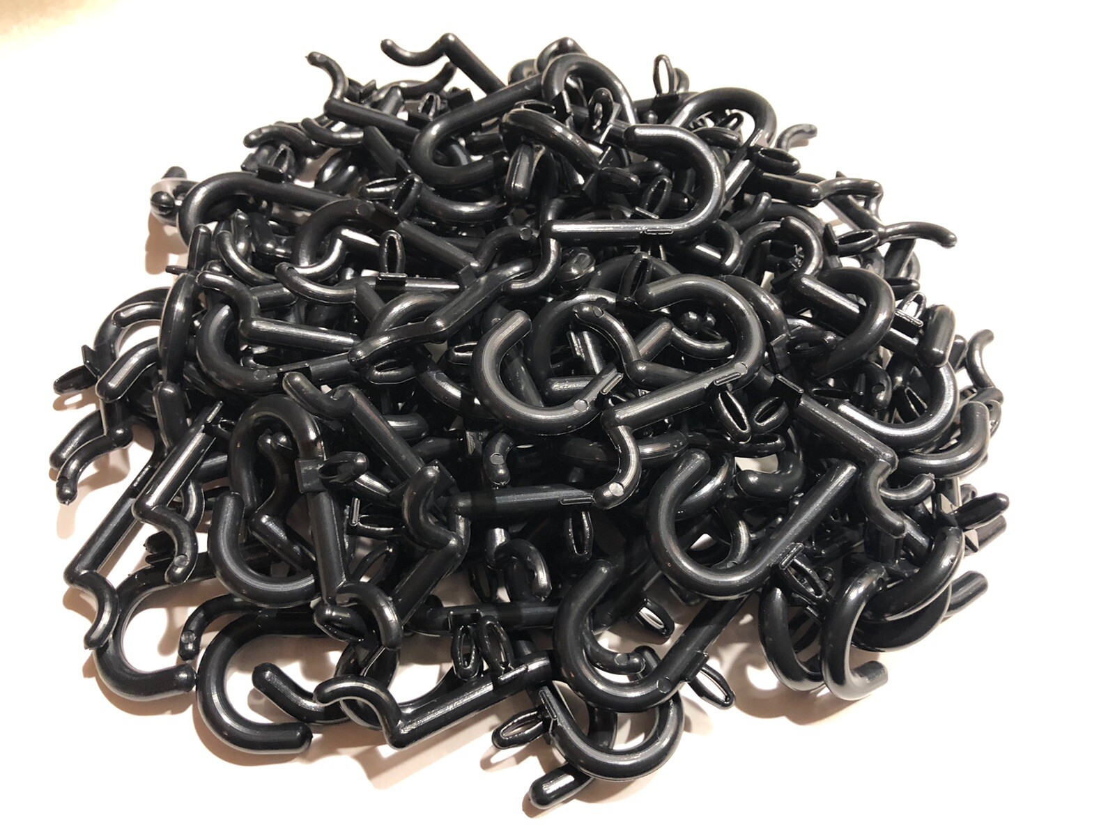 Plastic Pegboard Hooks J-Hooks for peg boards 100 pieces MADE IN USA