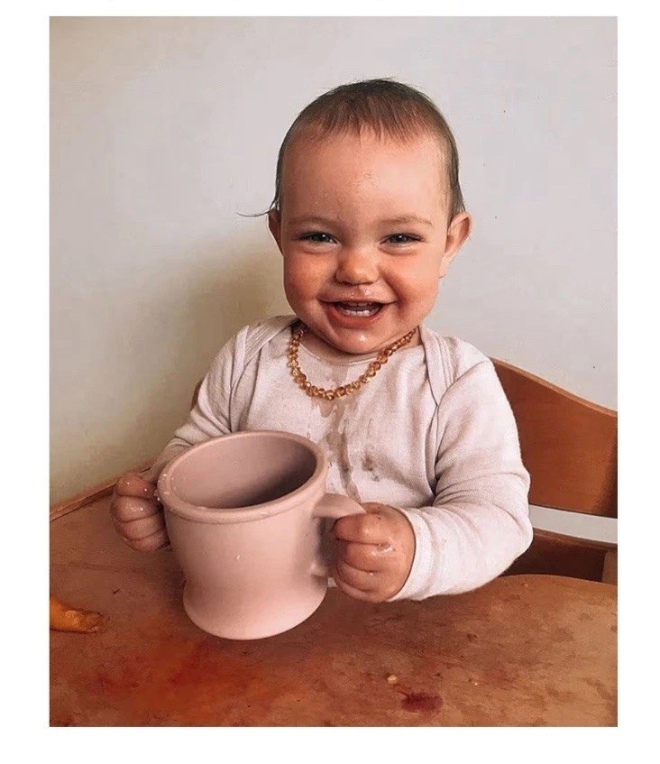 haakaa Silicone Sip-N-Snack Cup, Toddlers Sippy CupandSnack Container 2-in-1,