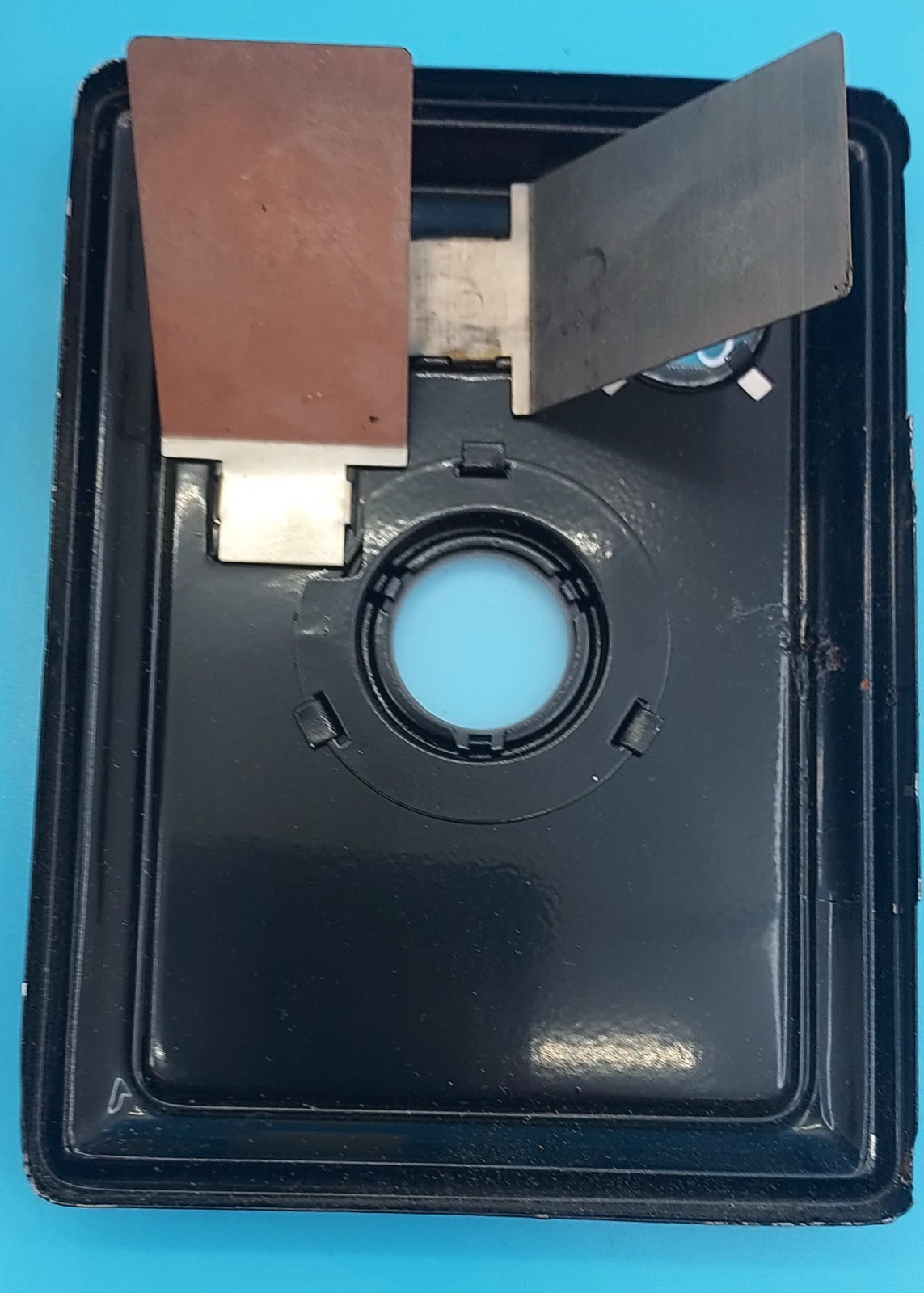 Agfa Synchro Box Camera, Germany 1950s, Art Deco, 120 Rollfilm 6x9 Untested