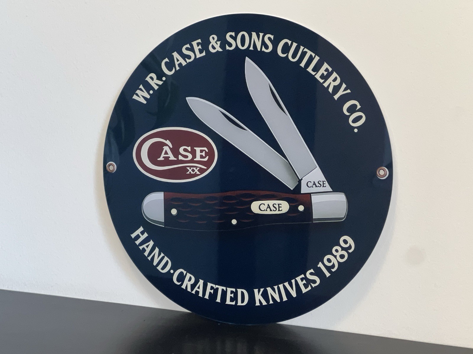 Case Cutlery Knives Vintage Style Metal Sign 100th Anniversary