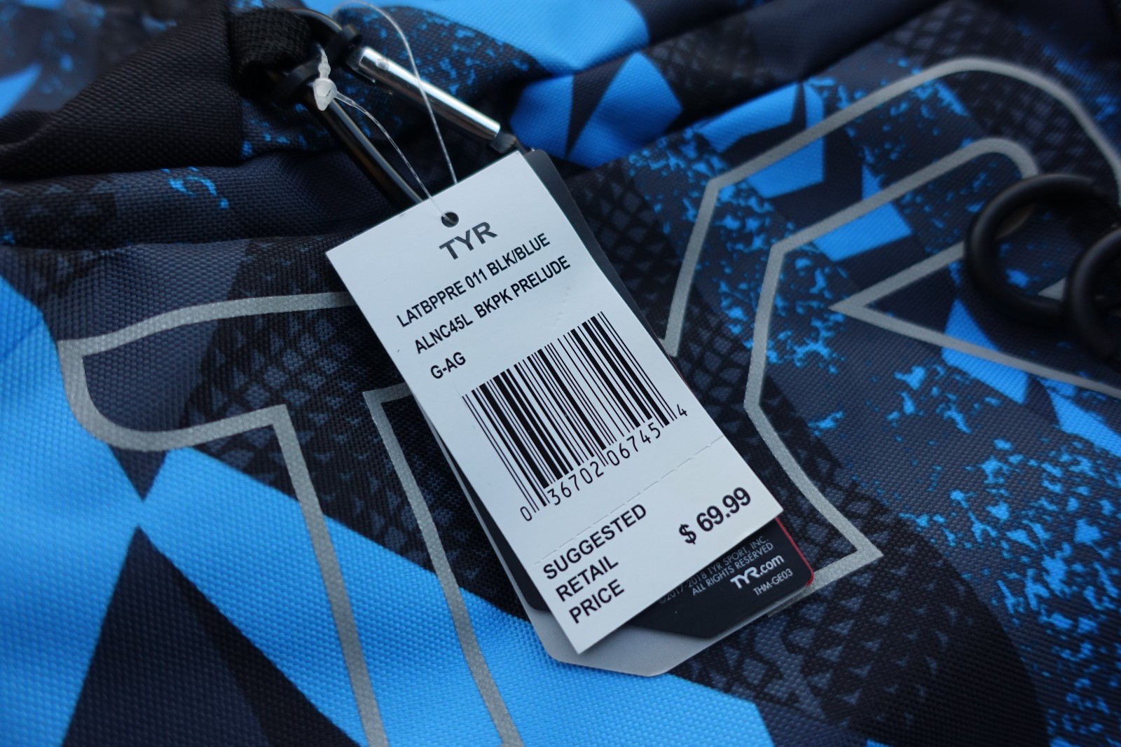 New TYR Alliance 45L Oversized Backpack Gym & Pool Bag - Swimming -Triathlon