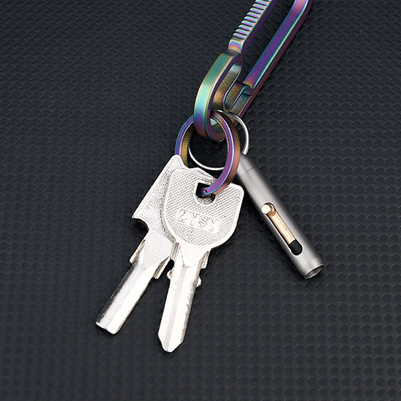 EDC Titanium Alloy Mini Mechanical Pencil Writing Portable Outdoor Keychain Tool