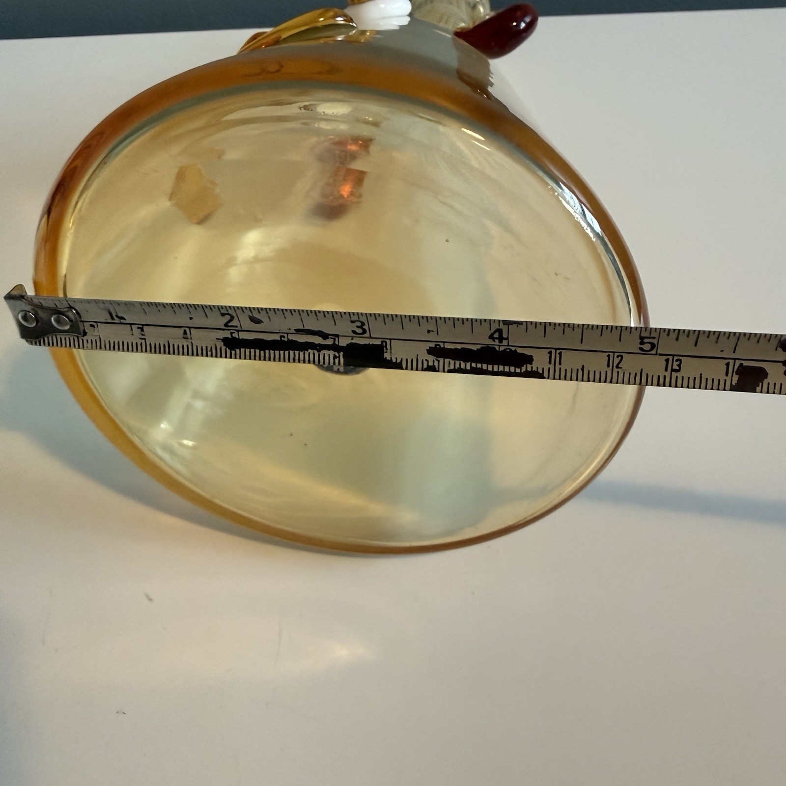 Fratelli Toso Murano Art Glass Clown Face Decanter With Stopper