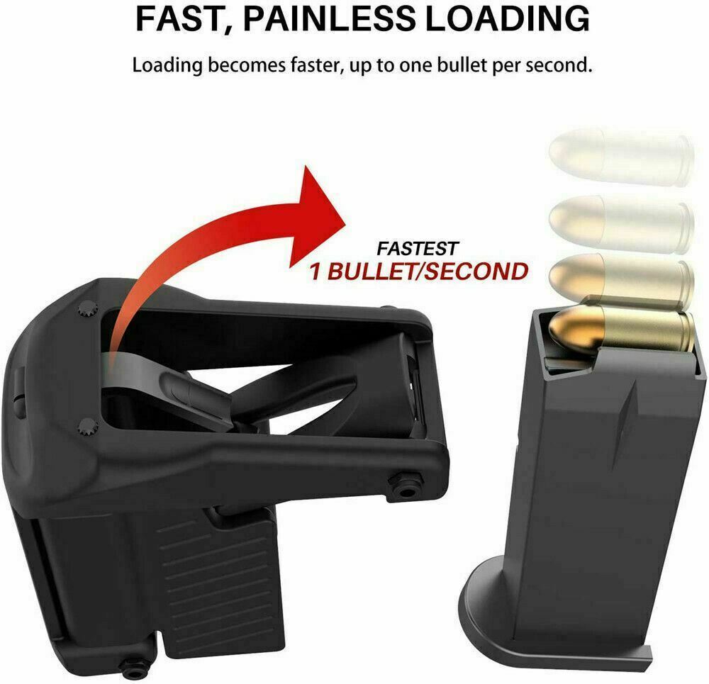 Original Raptor Universal Pistol Speed Loader for Magazines from .380 9mm-45 ACP