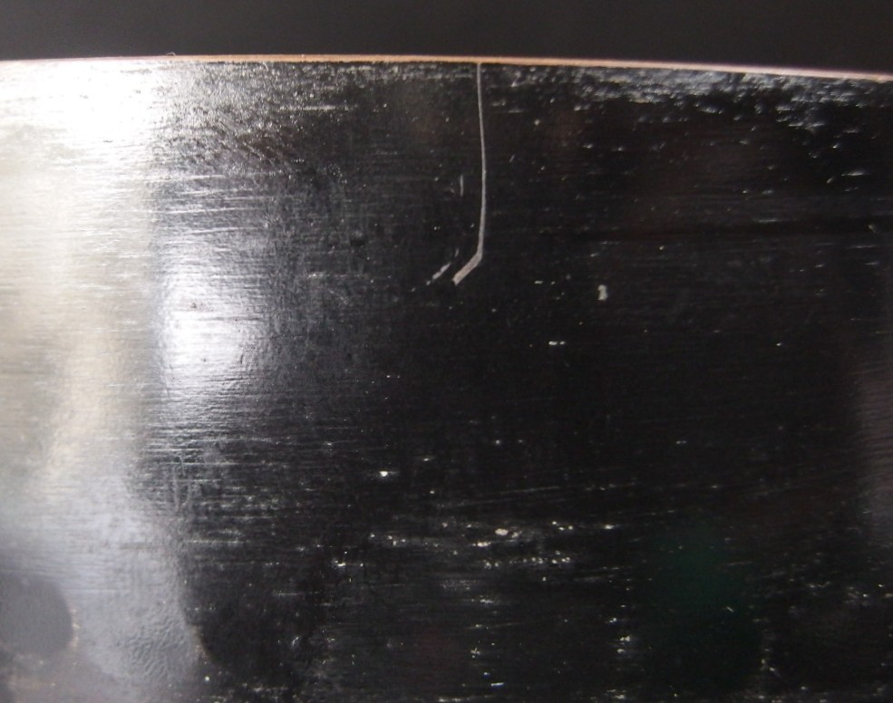 or2606 JAPANESE BUDDHIST SINGING BOWL ORIN 22.9cm / 9inch Width HANDMADE VINTAGE