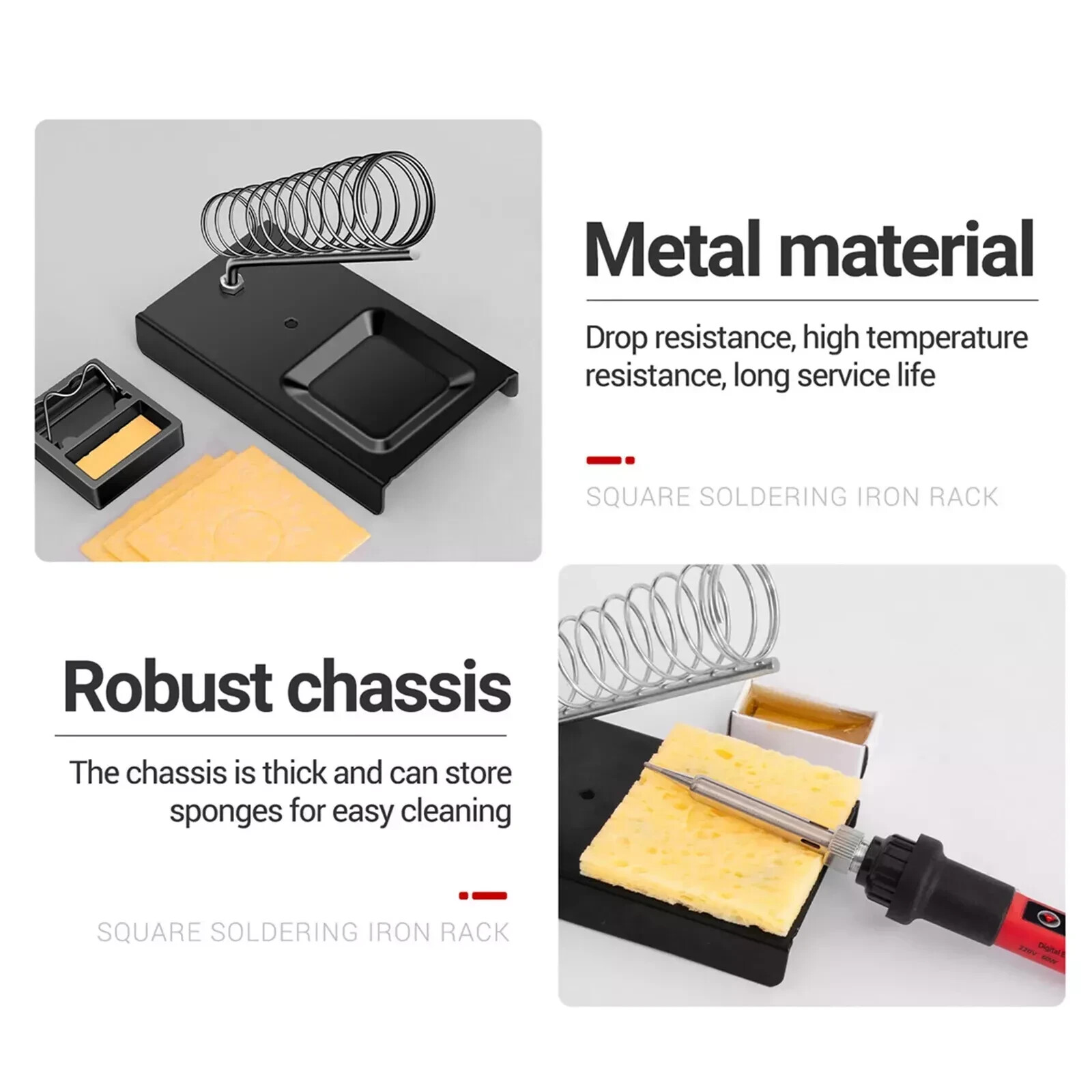 Third Hand Soldering Holder Magnifier Helping Station Tool