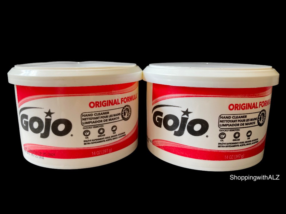 NEW LOT 2 Gojo Original Formula Hand Cleaner Oil Grease Tar 14 oz