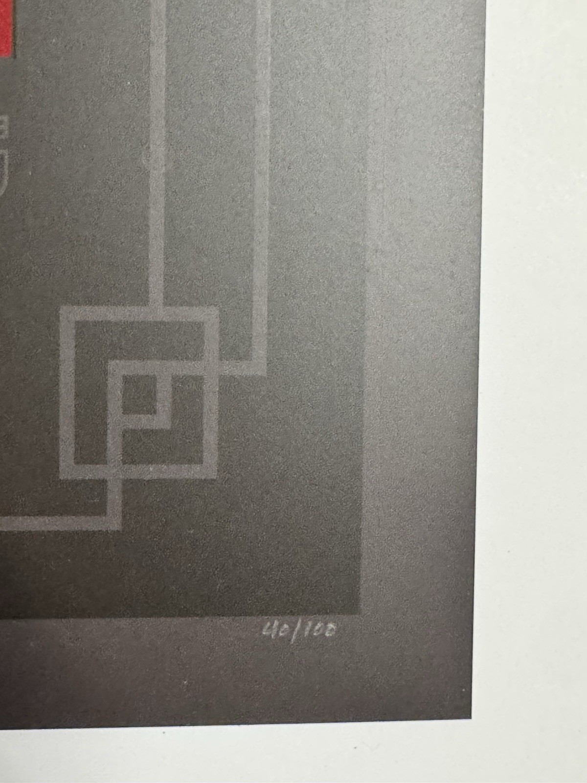 “The Godfather” Art Print Movie Poster By Ruiz Burgos RED FOIL VARIANT XX/100