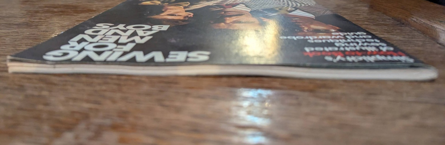 Vintage Simplicity's Sewing For Men and Boys 1973 Illustrated Sewing Techniques