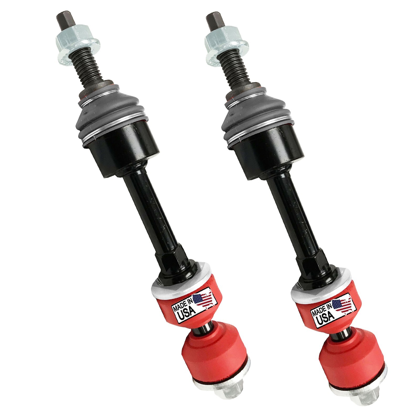 4PC Front Sway Bar Links + Bushings 2005-2008 2WD Ford F-150 K80337 USA Bushings