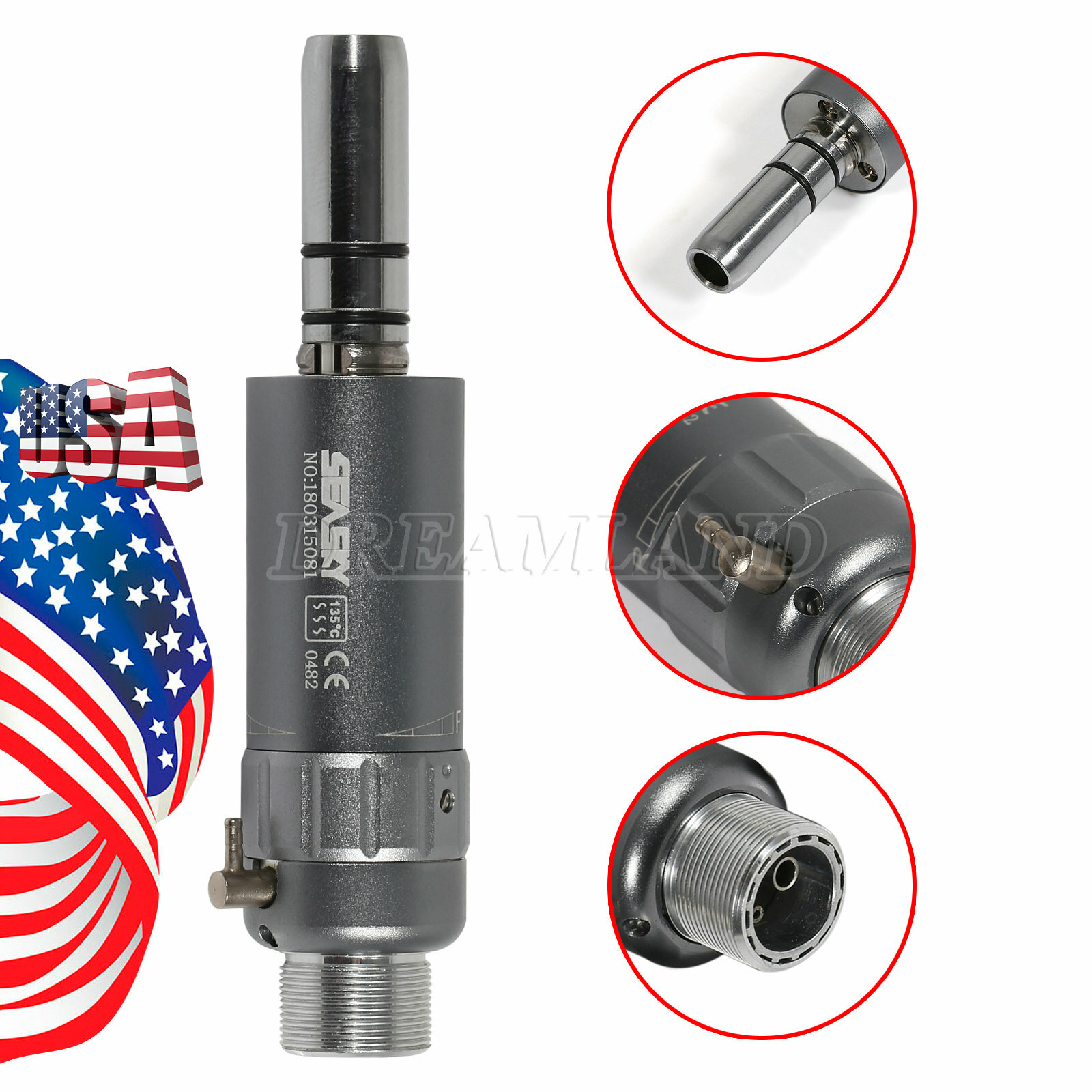 Dental Slow Low Speed E-type Air Motor Micromotor 4/2 Hole Handpiece NSK Style