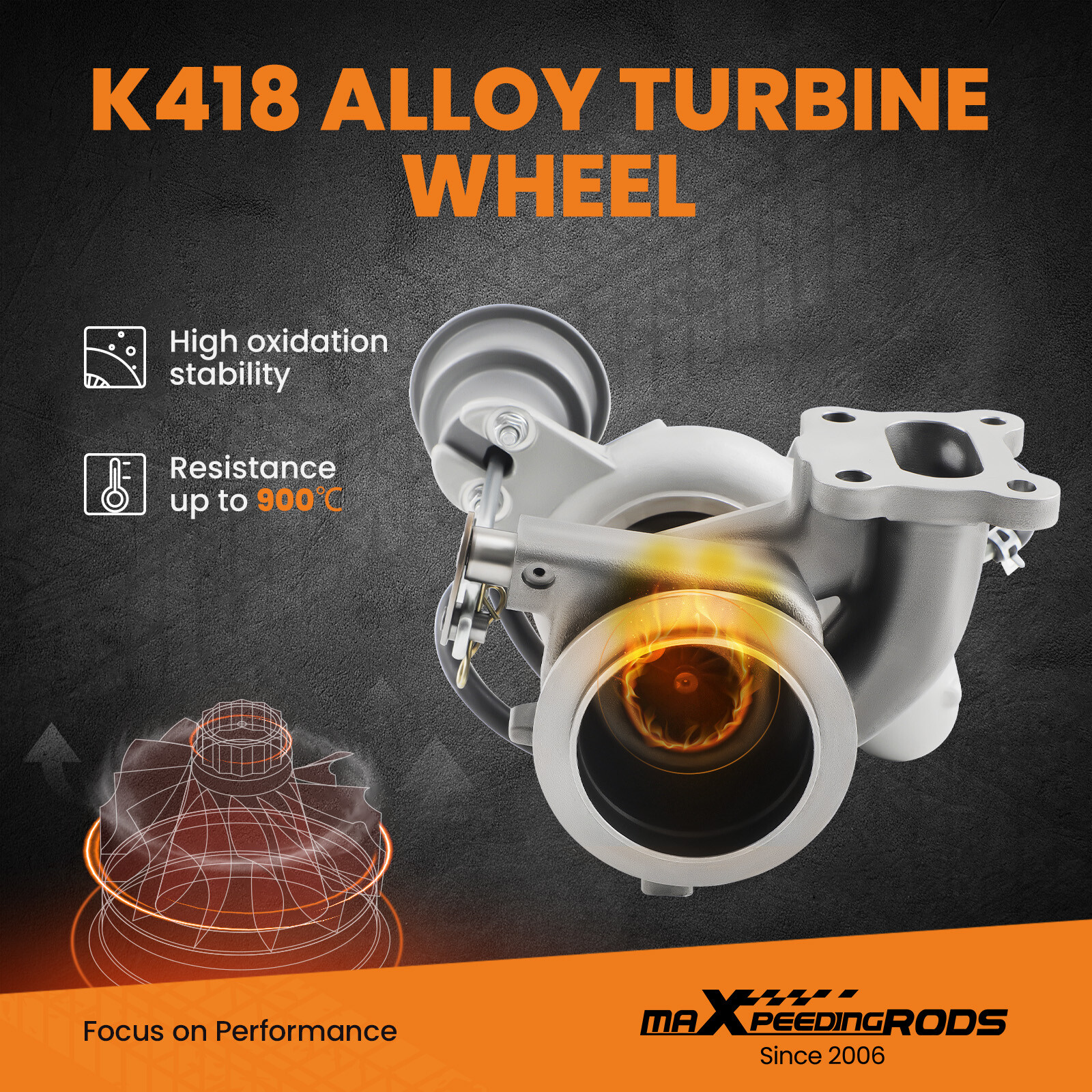 Turbocharger Turbo For Buick Encore Chevrolet Chevy Cruze 2016 - 2019 Trax 1.4L