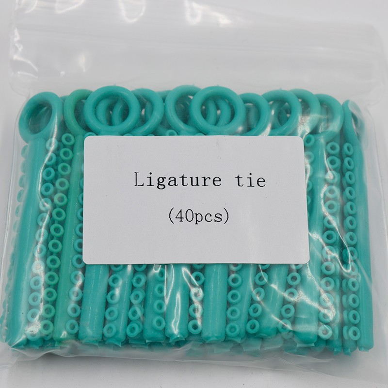 50 Packs Dental Orthodontic 36 Colors Elastic Braces Rubber Ligature Ties Bands