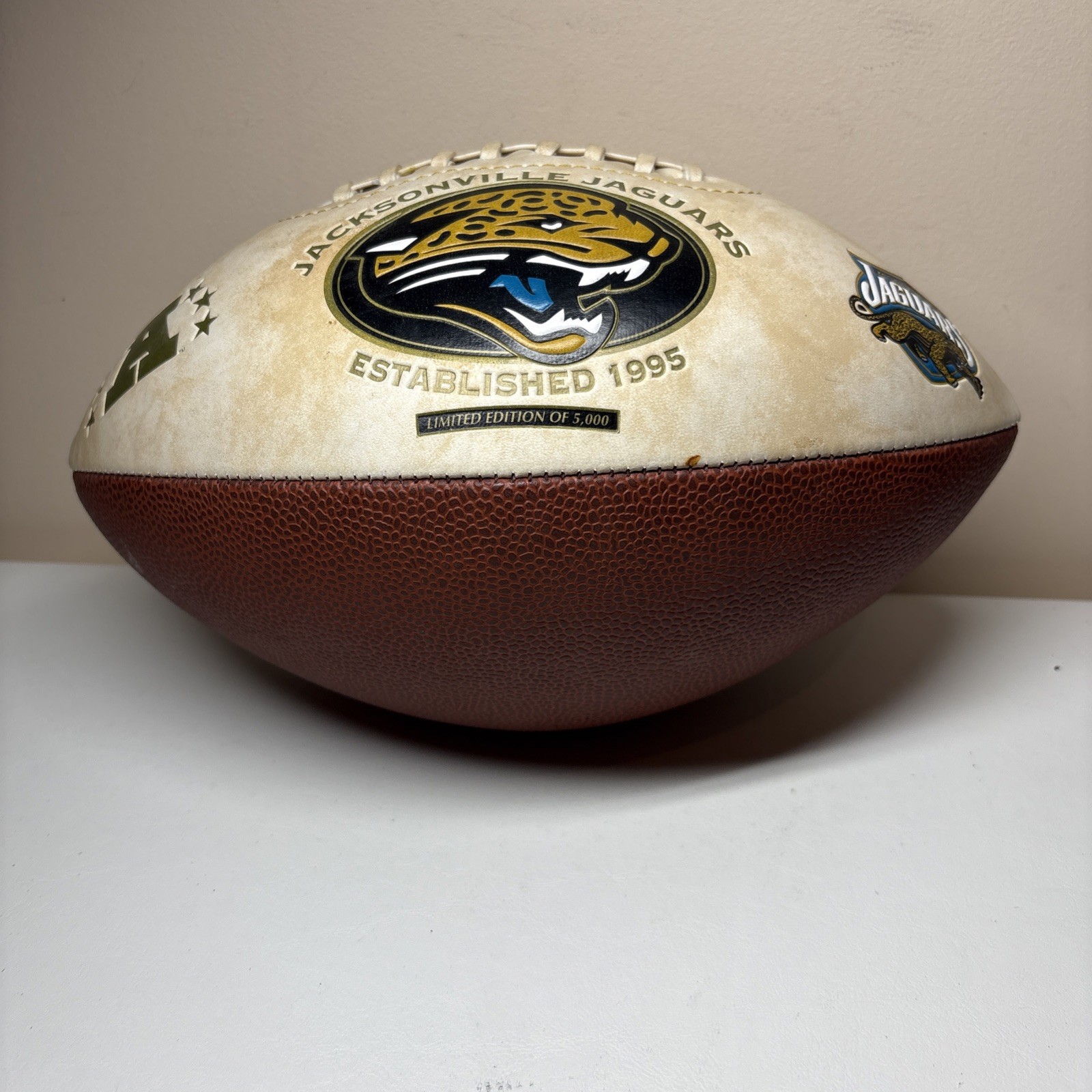 Jacksonville Jaguars Limited Edition/5000 Rare Fotoball
