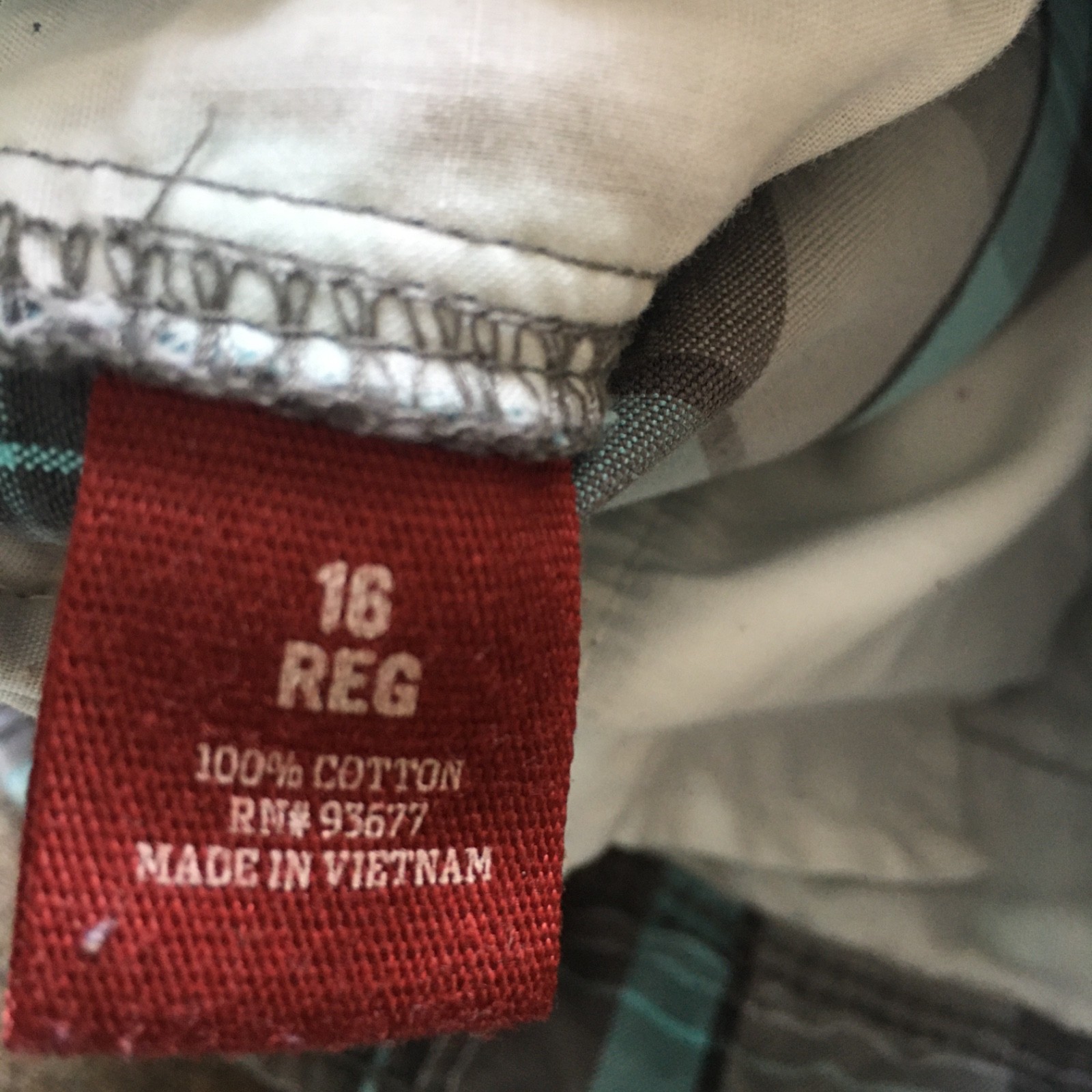 Boy Size 16 Clothing Lot 3x Shorts Summer Khaki Plaid Cargo Outdoor Preppy