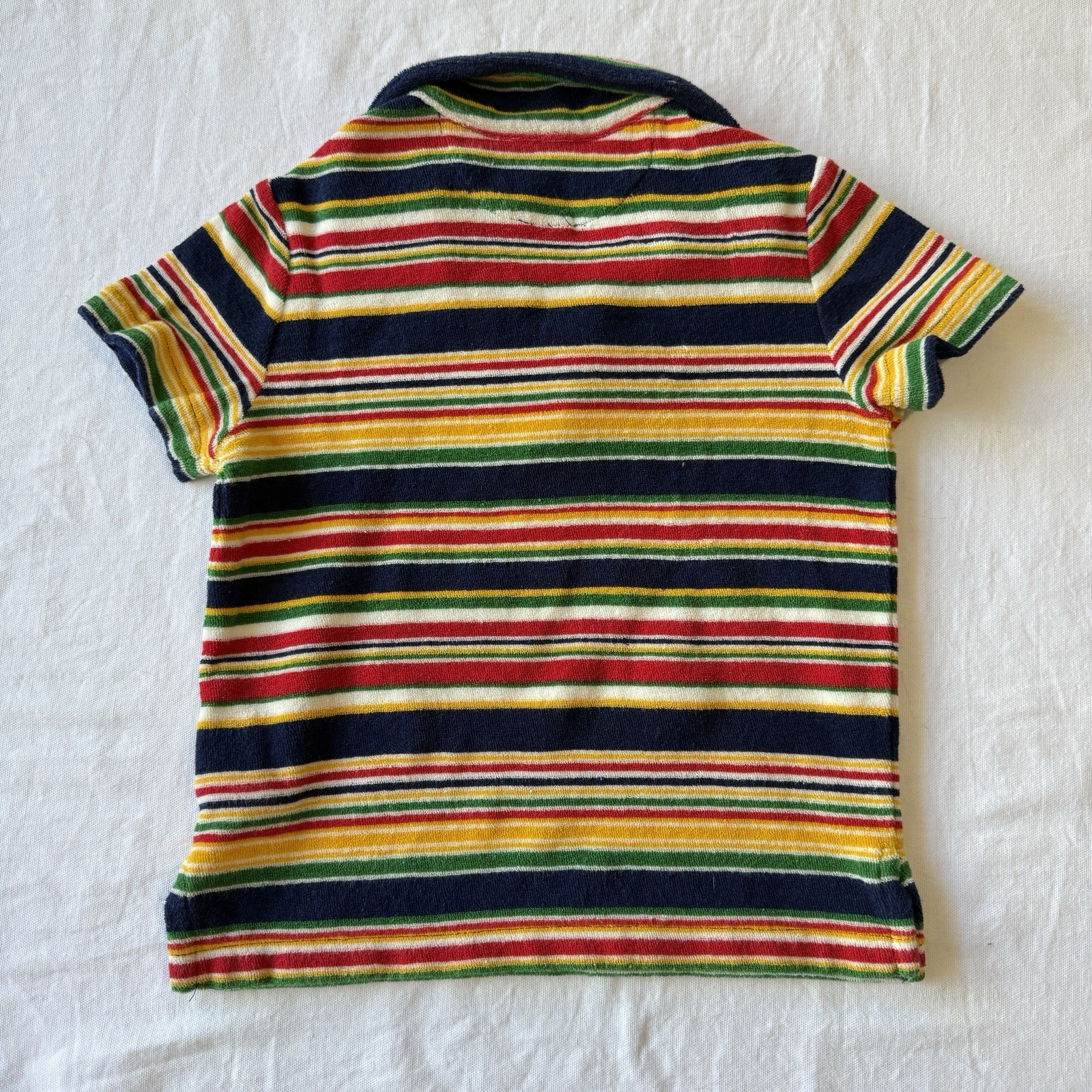 Polo Ralph Lauren Kids Toddler striped cotton terry polo shirt and shorts set
