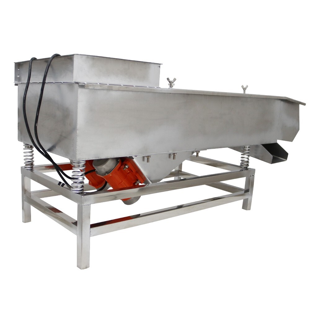 Double Layers Vibrating Screener Platform Shaker 220V Stainless