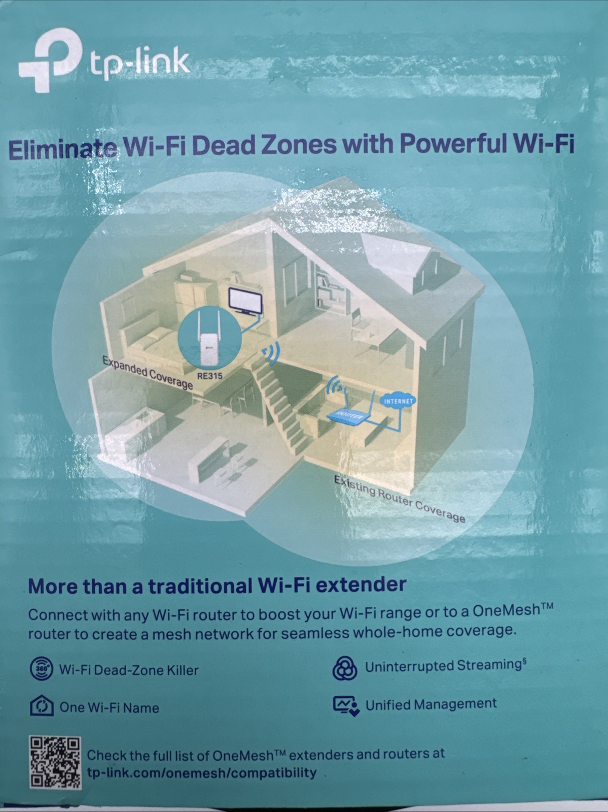 TP-LINK | RE315 AC1200 Dual Band | Mesh Wifi Extender